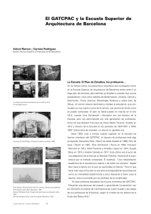 El GATCPAC y la Escuela Superior de Arquitectura de Barcelona