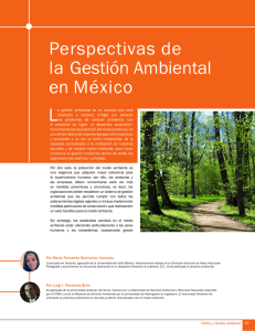 Perspectivas de la Gestión Ambiental en México