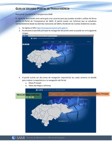 Manual de Usuario Portal de Transparencia