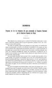 DOCUMENTOS Proyecto de lei de irrigacion del pais presentado al