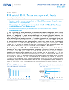 PIB estatal 2014: Texas entra pisando fuerte