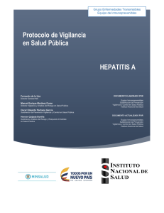 PRO Hepatitis A - Instituto Nacional de Salud