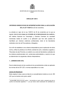 circular 1-2013 - Ilustre Colegio Provincial de Abogados de León