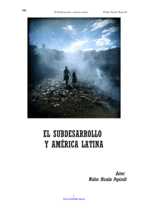 subdesarrollo america latina