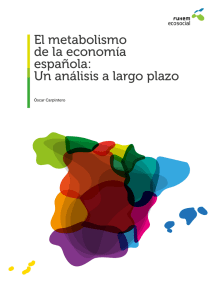 El metabolismo de la economía española: Un análisis a