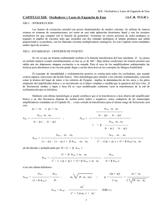 CAPITULO XIII - Osciladores y Lazos de Enganche de Fase (A.C.R.