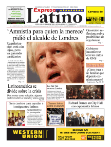 `Amnistía para quien la merece` pidió el alcalde de Londres