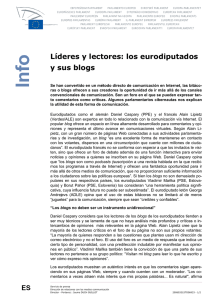 Líderes y lectores: los eurodiputados y sus blogs