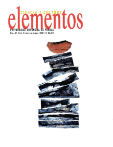 Número completo  - Revista Elementos, Ciencia y Cultura
