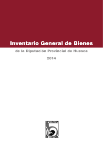 Inventario de bienes - Diputación Provincial de Huesca