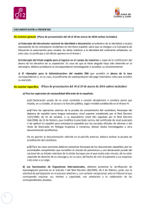 DOCUMENTACION a presentar - Sede electrónica de Castilla y León
