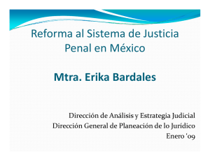 Reforma al sistema de justicia penal en México