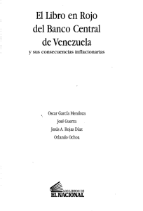 El Libro en Rojo del Banco Central de Venezuela