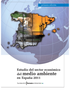 estudio del sector económico de medio ambiente en España 2011