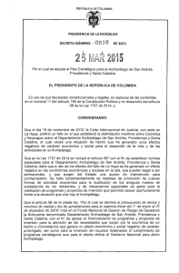 decreto 510 del 25 de marzo de 2015