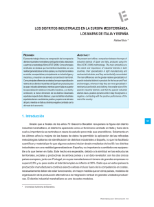 Los distritos industriales en la Europa