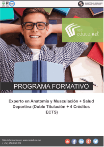 Experto en Anatomía y Musculación + Salud Deportiva (Doble