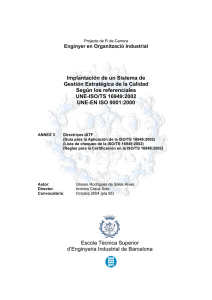 Orientación de IATF para la Especificación ISO/TS 16949:2002