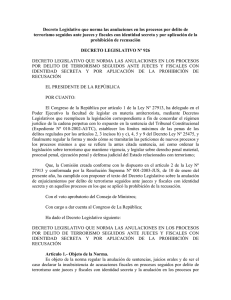 Decreto Legislativo Nº 926