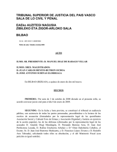 tribunal superior de justicia del pais vasco