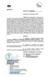 Decreto E-2809-2015 - Transparencia de Colina