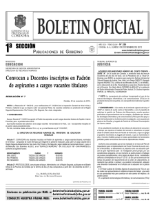 Boletín Oficial de Córdoba - 3 de Diciembre 2012