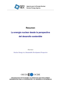 La energia nuclear desde de la perspectiva del desarollo sostenible