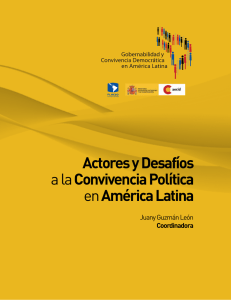 Actores y desafíos a la convivencia democrática en América Latina