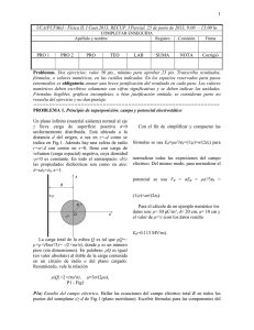 1 UCA/FCFMeI - Física II, I Cuat.2013, RECUP. I