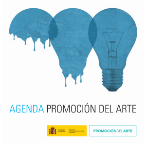 agenda promoción del arte - Ministerio de Educación, Cultura y