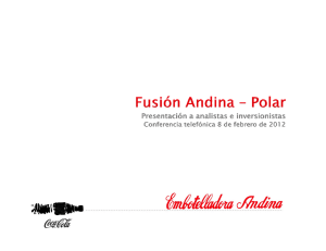 Cifras claves - Coca Cola Andina