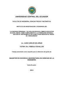 alumnos - Universidad Central del Ecuador