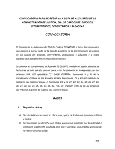 convocatoria - Instituto de Estudios Judiciales