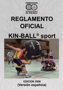 reglamento oficial de kin-ball 2007