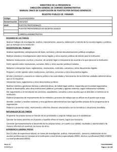 Registro Público de Panamá - Dirección General de Carrera