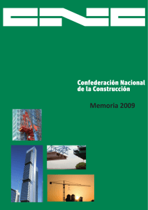 Memoria 2009 - CNC Confederación Nacional de la Construcción