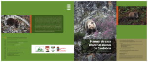 Descarga del Manual de caza en zonas oseras de Cantabria