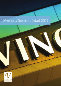 Memoria Sostenibilidad 2011 - Sostenibilidad
