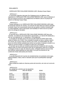 normativa hercules fire challenge 2016