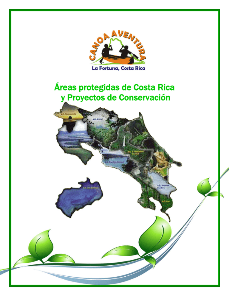 Áreas Protegidas De Costa Rica Y Proyectos De 8417