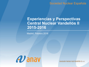 Diapositiva 1 - Sociedad Nuclear Española