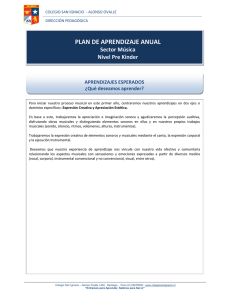 plan de aprendizaje anual - Colegio San Ignacio Alonso Ovalle