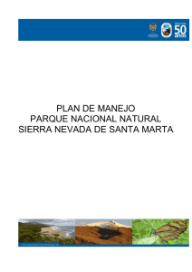 Plan de Manejo PNN Sierra Nevada de Santa Marta