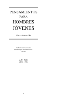 Pensamientos para hombres jóvenes