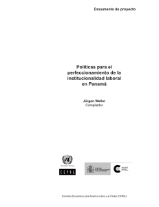 Políticas para el perfeccionamiento de la institucionalidad laboral en