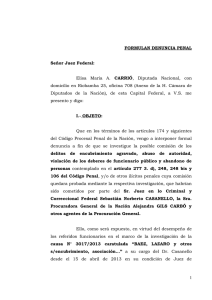 La denuncia de Carrió contra el juez Casanello por "encubrimiento".
