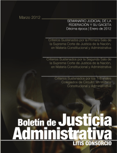 Boletín de Justicia - Litis Consorcio SC