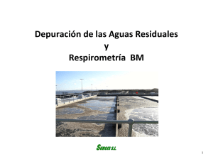 Depuración de las Aguas Residuales y Respirometría BM