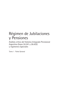 Régimen de Jubilaciones y Pensiones