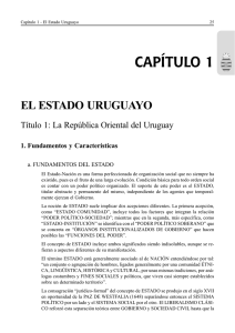 Capítulo I: El Estado Uruguayo